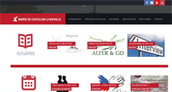 Desktop Screenshot of castillonlabataille.fr